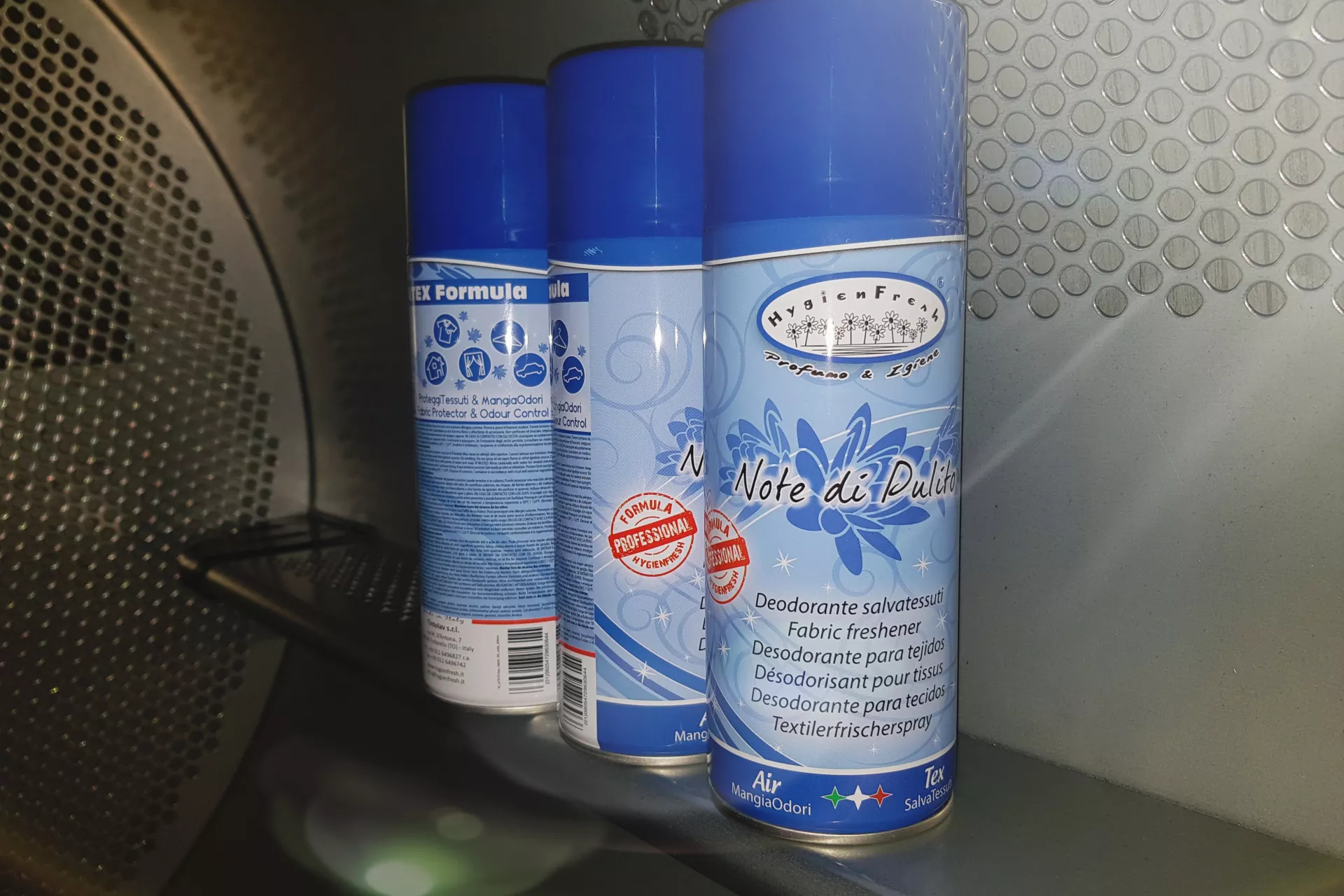 HygienFresh Deodorante Spray Salvatessuti Mangiaodori Cassetti